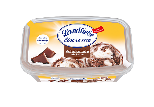 Landliebe Schokolade mit Sahne